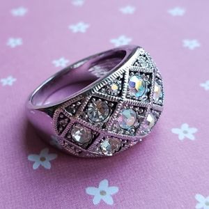 Liz Sophia Marcasite Dome Ring